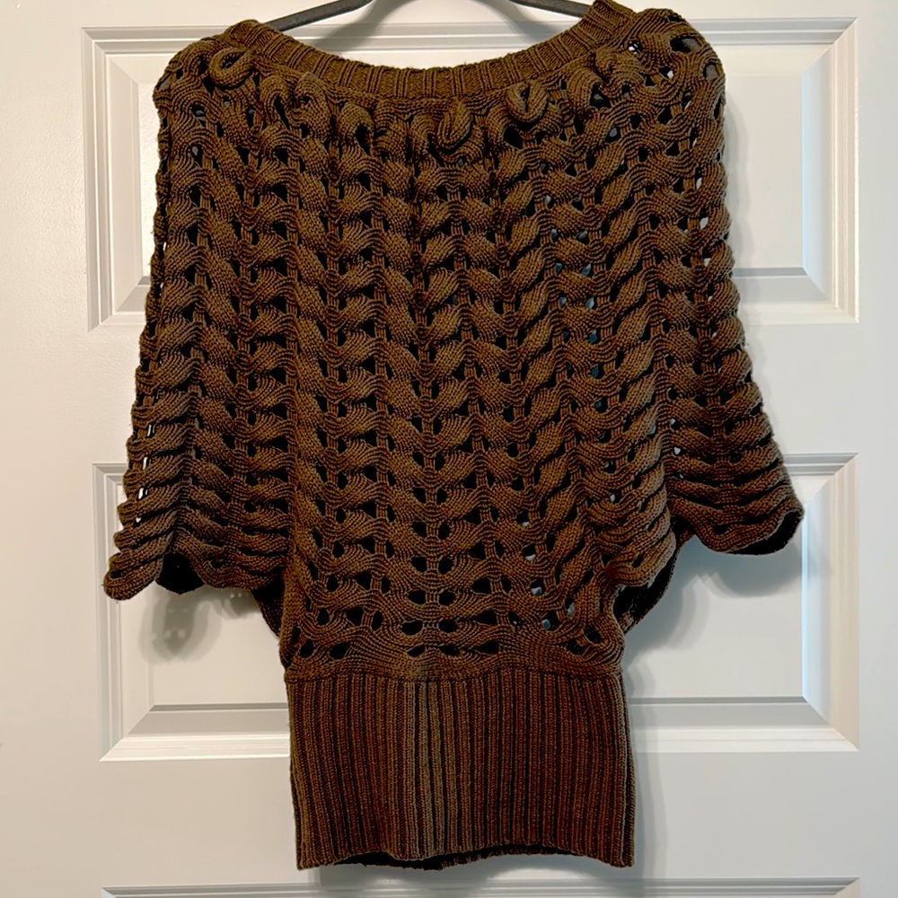 Chunky Knit Brown Sweater